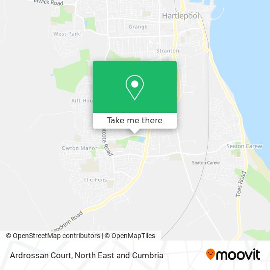 Ardrossan Court map