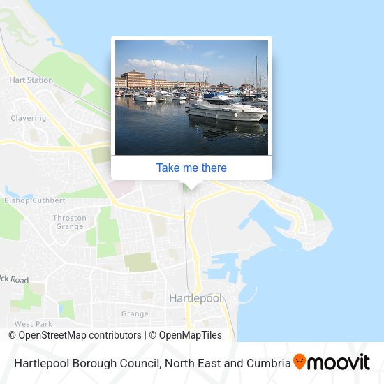Hartlepool Borough Council map