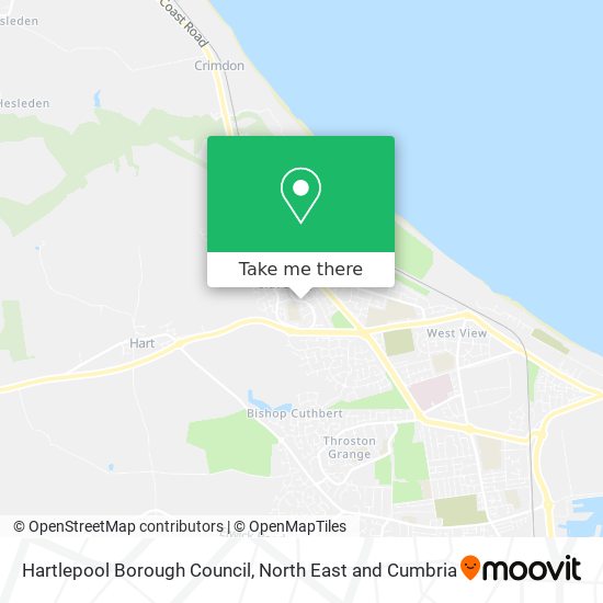 Hartlepool Borough Council map