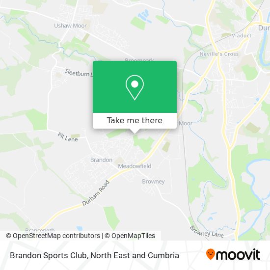 Brandon Sports Club map