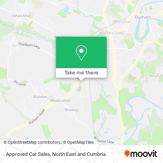 Approved Car Sales map