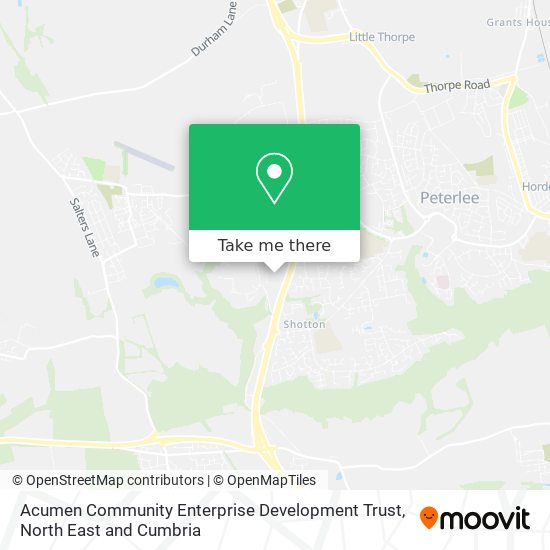 Acumen Community Enterprise Development Trust map