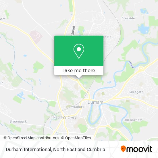 Durham International map