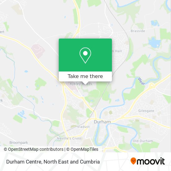 Durham Centre map