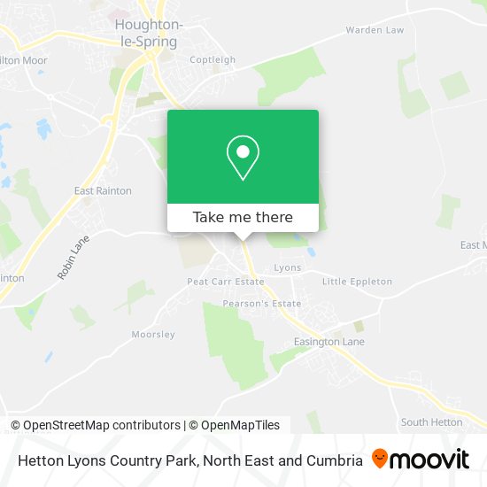 Hetton Lyons Country Park map