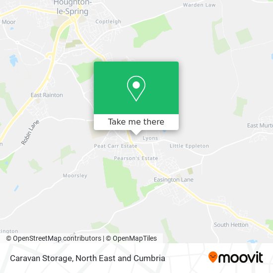 Caravan Storage map