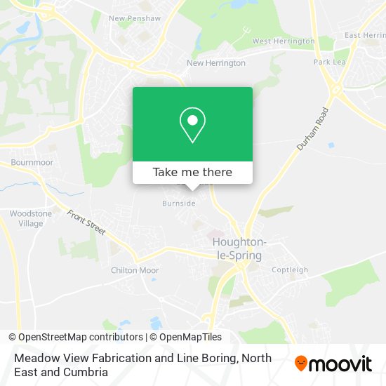 Meadow View Fabrication and Line Boring map