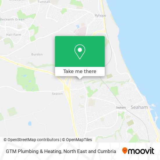 GTM Plumbing & Heating map