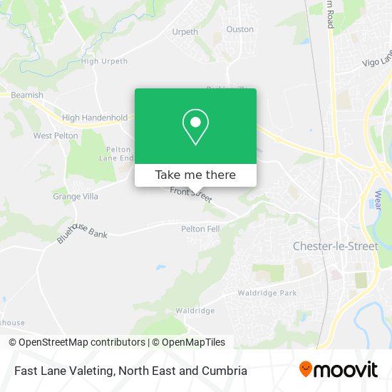 Fast Lane Valeting map