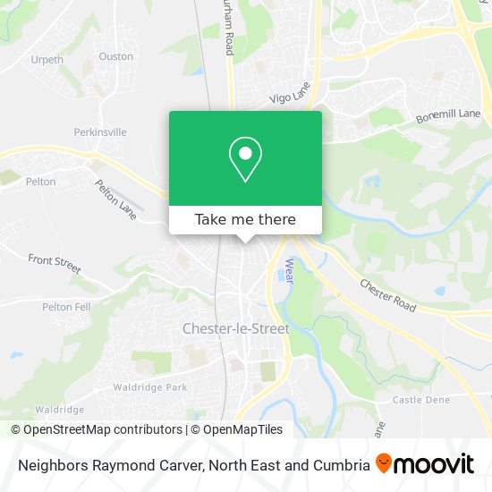 Neighbors Raymond Carver map