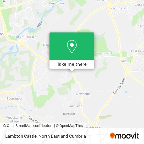 Lambton Castle map