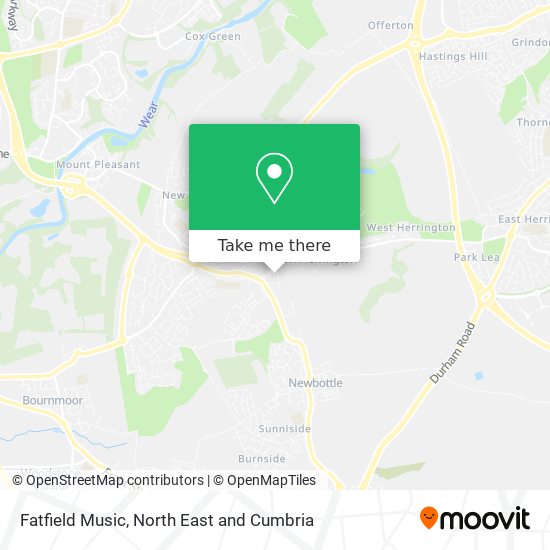 Fatfield Music map