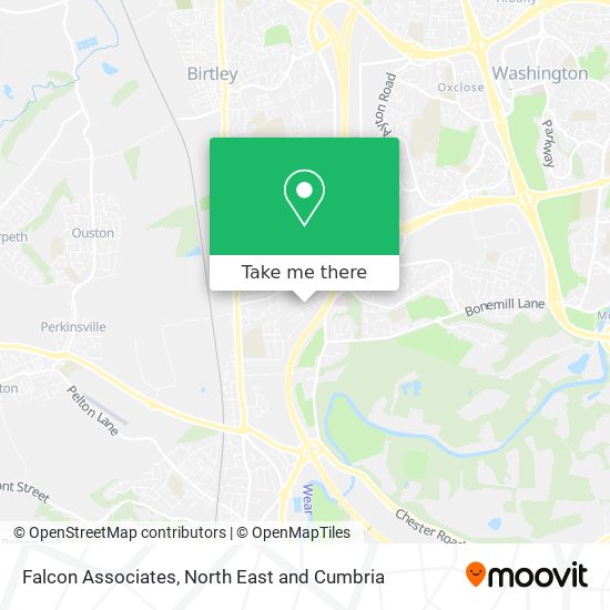 Falcon Associates map