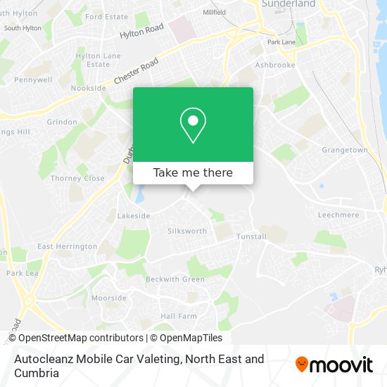 Autocleanz Mobile Car Valeting map