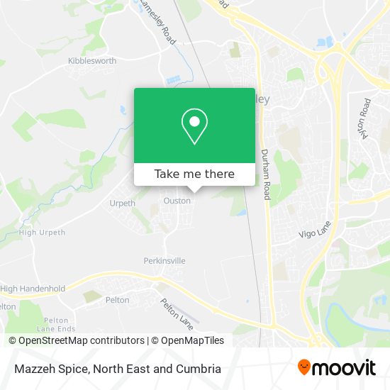 Mazzeh Spice map