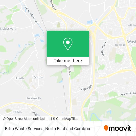 Biffa Waste Services map