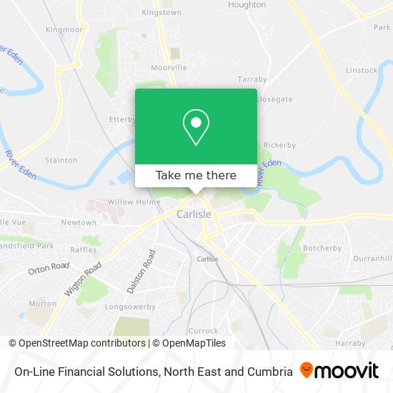 On-Line Financial Solutions map