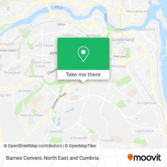 Barnes Conveni map