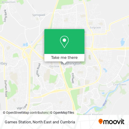 Games Station map