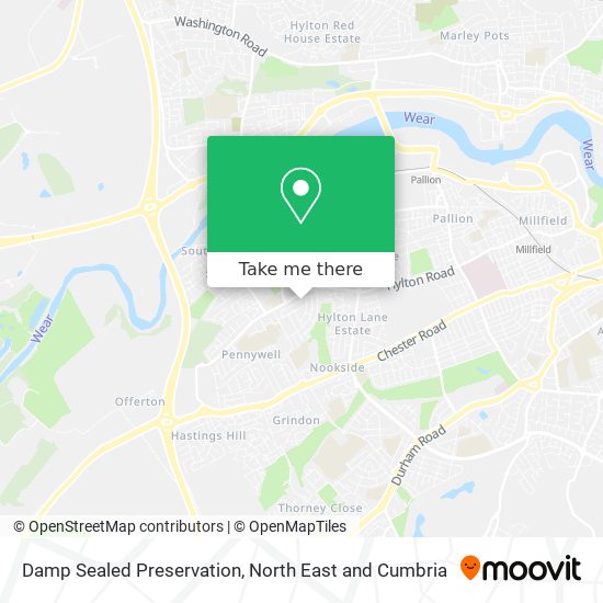 Damp Sealed Preservation map