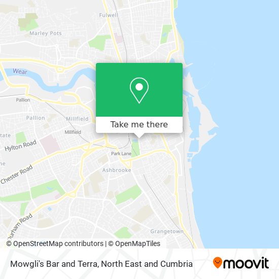 Mowgli's Bar and Terra map