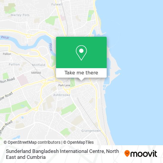 Sunderland Bangladesh International Centre map