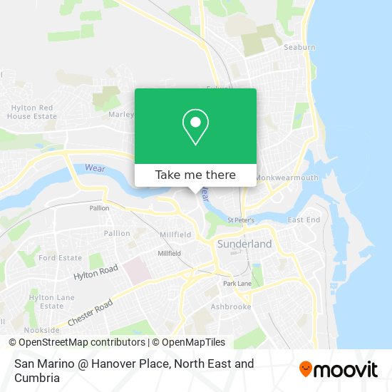 San Marino @ Hanover Place map