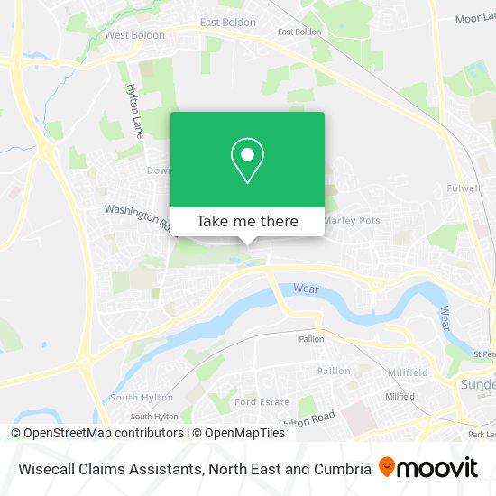 Wisecall Claims Assistants map