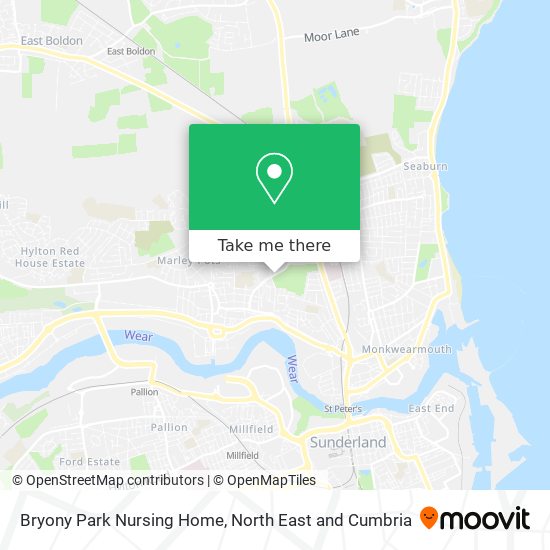 Bryony Park Nursing Home map