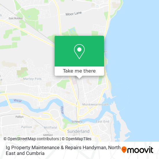 Ig Property Maintenance & Repairs Handyman map