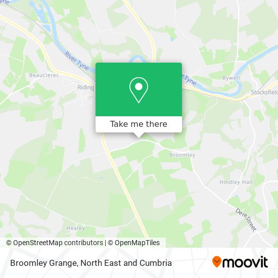 Broomley Grange map