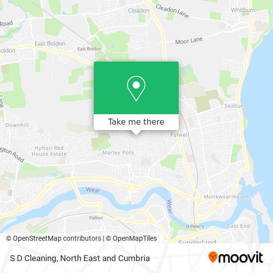 S D Cleaning map
