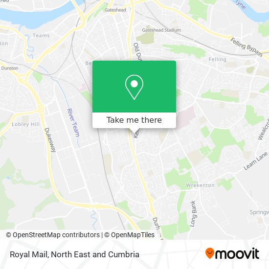 Royal Mail map