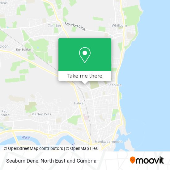 Seaburn Dene map