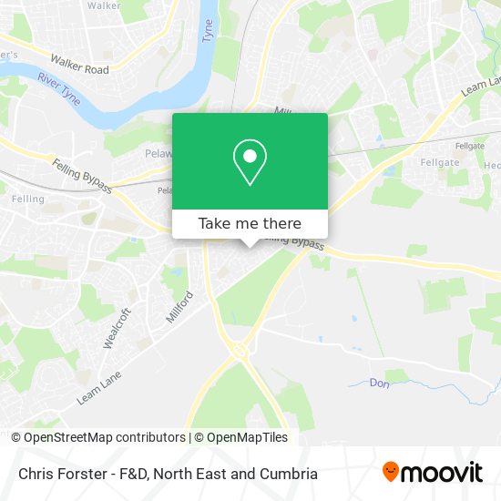 Chris Forster - F&D map