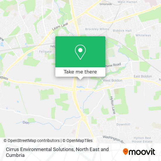 Cirrus Environmental Solutions map