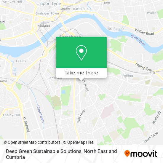 Deep Green Sustainable Solutions map