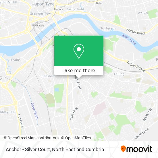 Anchor - Silver Court map