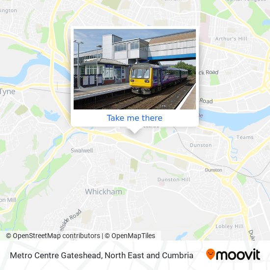 Metro Centre Gateshead map