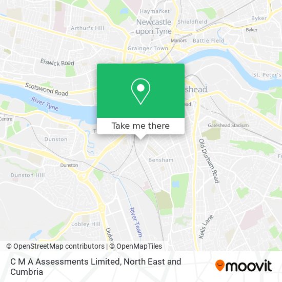 C M A Assessments Limited map