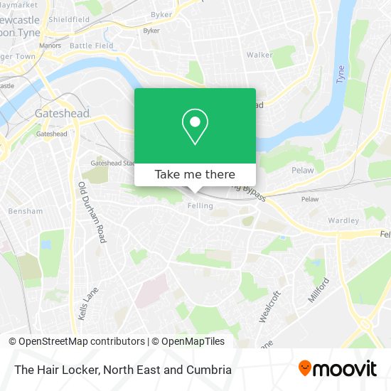 The Hair Locker map