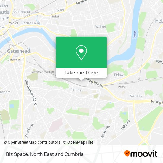 Biz Space map