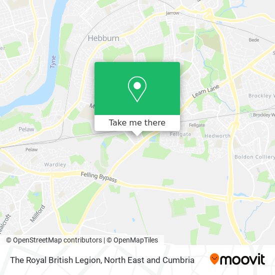 The Royal British Legion map