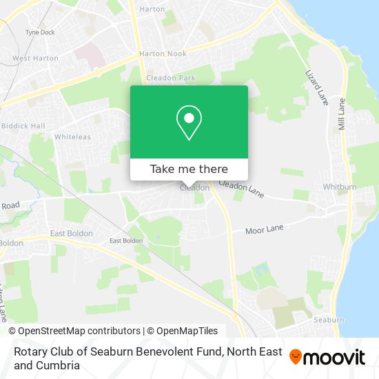 Rotary Club of Seaburn Benevolent Fund map