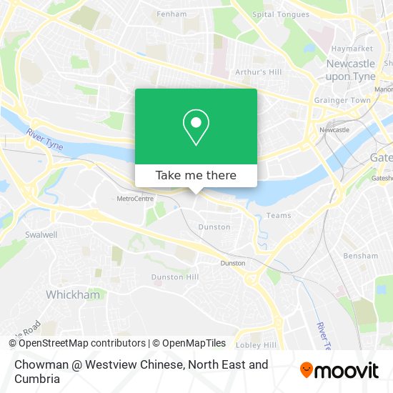 Chowman @ Westview Chinese map
