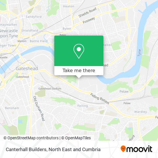 Canterhall Builders map