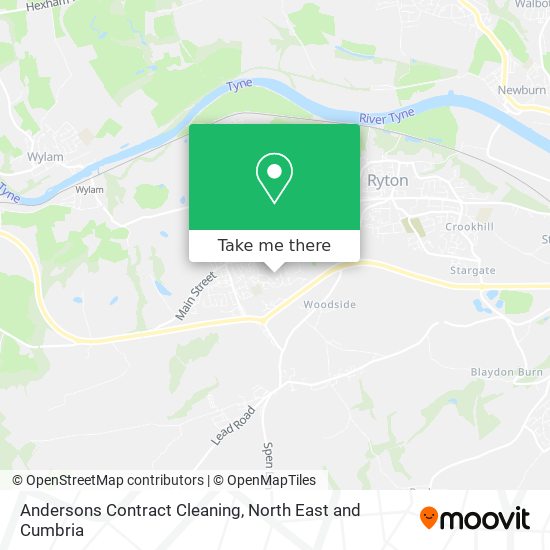 Andersons Contract Cleaning map