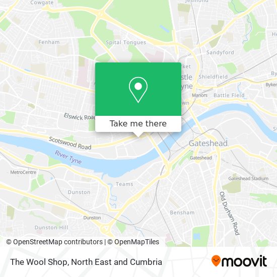 The Wool Shop map