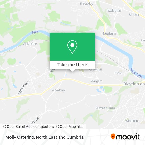 Molly Catering map