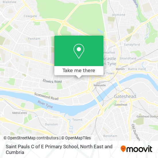 Saint Pauls C of E Primary School map